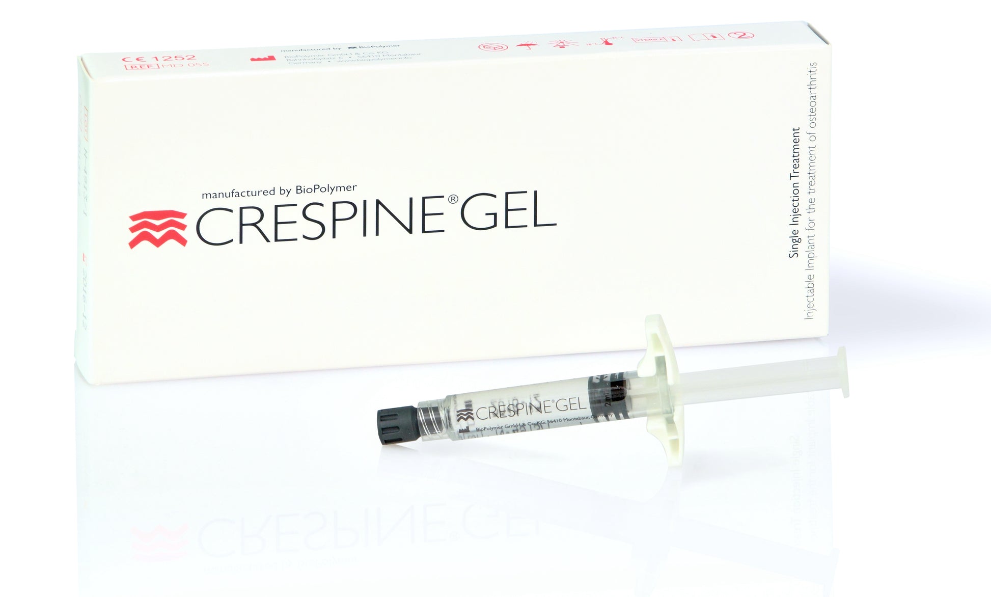 Crespine Gel with injection, front view